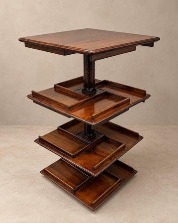 Boekenkast - Hout - Draaibare boekentafel