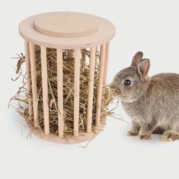 Houten Hooibak met Deksel voor Konijnen en Kleine Huisdieren, Verzenden, Nieuw