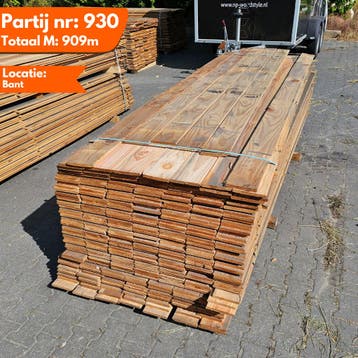 Douglas Schuttingplanken 3000x140x16mm, Doe-het-zelf en Verbouw, Platen en Panelen, Ophalen of Verzenden, Nieuw