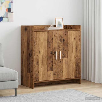 vidaXL Dressoir Oud hout 72 x 36 x 80 cm Bewerkt hout, Verzenden, Nieuw, Overige houtsoorten, Minder dan 50 cm