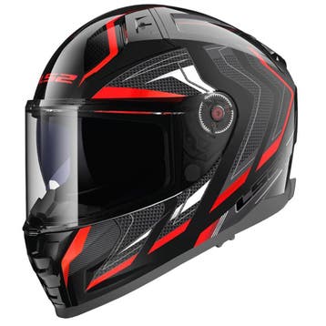 LS2 FF811 Vector II Alizer Zwart Rood Integraalhelm, Nieuw met kaartje, Overige merken, Heren, Verzenden