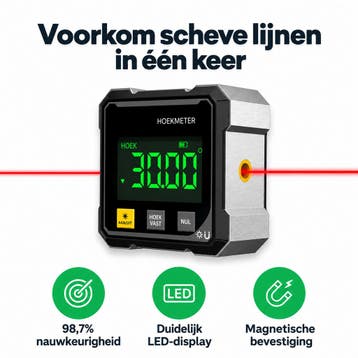 Professionele digitale laserwaterpas, Doe-het-zelf en Verbouw, Verzenden, Nieuw