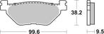 Brembo 04-05 Yamaha TDM 900cc Brake Pad - Rear, Ophalen of Verzenden, Nieuw