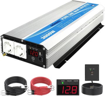 Omvormer 3000W Zuivere Sinus | Retourdeal 35% Korting, Caravans en Kamperen, Camper-accessoires, Ophalen of Verzenden, Zo goed als nieuw