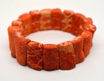 Koraal - Red Coral - 44,4 g - Armband