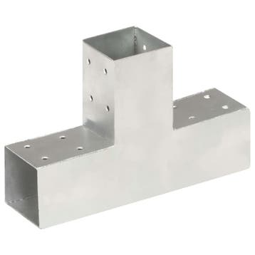 vidaXL Paalverbinding T-vorm 71x71 mm gegalvaniseerd metaal, Verzenden, Nieuw