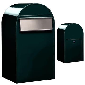 Brievenbus Bobi Grande B (back) - zwartgroen, Verzenden, Nieuw