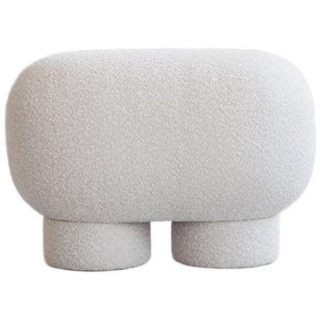 101 Copenhagen Big Foot Bench Petit - Off White - Poef -, Ophalen of Verzenden, Zo goed als nieuw, Overige vormen, Scandinavisch/Space Age/Brutalisme