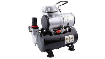 Airbrush mini compressor met luchttank, Hobby en Vrije tijd, Verzenden, Nieuw