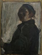 Fritz Baumgartner (1929-2006) - Zelfportret van de schilder