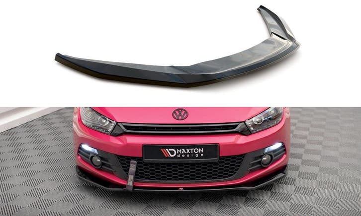 Voorspoiler V.2 Volkswagen Scirocco Maxton Glans Zwart, Auto-onderdelen, Carrosserie en Plaatwerk, Ophalen of Verzenden