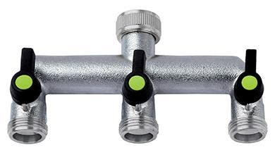 Kraanverdeler splitter 3 x 3/4 aansluiting, Tuin en Terras, Buitenkranen, Ophalen of Verzenden