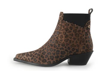 Copenhagen Shoes Enkellaarzen in maat 38 Panter, Kleding | Dames, Schoenen, Overige kleuren, Verzenden, Lage of Enkellaarzen, Zo goed als nieuw