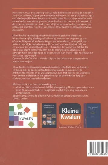 Kleine kwalen en alledaagse klachten bij ouderen / Kleine, Verzenden, Zo goed als nieuw