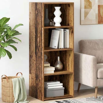 vidaXL buffetkast Oud hout 45 x 41 x 124 cm Bewerkt hout, Minder dan 50 cm, Verzenden, 100 tot 150 cm, Nieuw