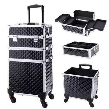 3-in-1 Rollende Make-upkoffer met Afneembare Trolley, Verzenden, Nieuw