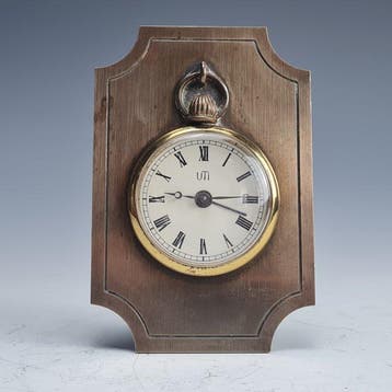 Klok - Uti - Messing - 1900-1910 - Reiswekker