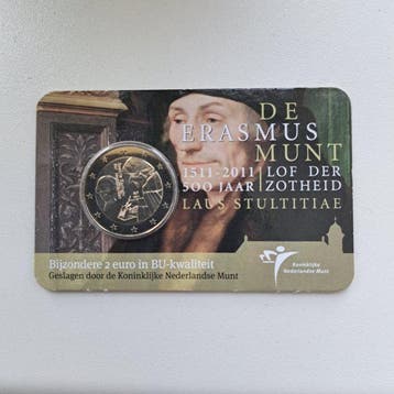Nederland. 2 Euro 2011 Erasmus (Zonder minimumprijs)