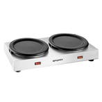 GGM Gastro | Warmhoudplaat RVS - 120 W - voor 2 koffie- of |, Verzenden, Nieuw in verpakking, Overige typen