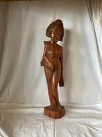 Beeldje - Balinese danseres houten beeld - Hout