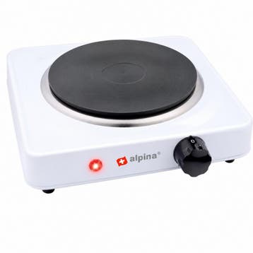 Alpina Kookplaat 1-pits 1000W - Blauw, Verzenden, Nieuw