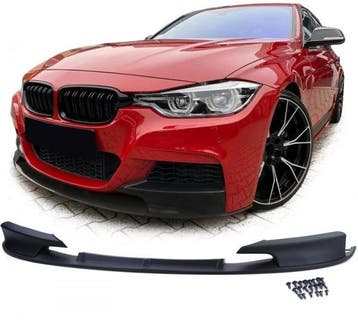 Voorspoiler BMW 3-Serie F30 F31 M-Pakket Matt Zwart, Ophalen of Verzenden, Nieuw