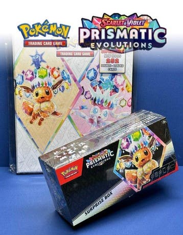Pokémon Sealed box - Scarlet & Violet - Prismatic Evolutions, Nieuw