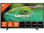 Lenco LED-4353BK - 43 4K Android Smart TV - Ingebouwde, Verzenden, Zo goed als nieuw