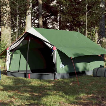 vidaXL Tent 2-persoons waterdicht groen, Verzenden, Nieuw, Tot en met 2
