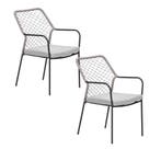 Garden Impressions Ross tuinstoel natural sand - 2 stuks, Verzenden, Nieuw