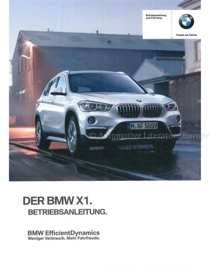 2017 BMW X1 INSTRUCTIEBOEKJE DUITS, Auto diversen, Handleidingen en Instructieboekjes