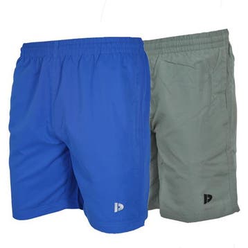 Donnay Donnay Heren - 2-Pack - Korte sportbroek Ian - Cobalt, Verzenden