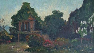 Albert Malet (1912-1986) - Jardin en fleurs, Antiek en Kunst