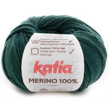 Katia Concept Merino 100% - 48 donkergroen - Wol Garen, Ophalen of Verzenden, Nieuw