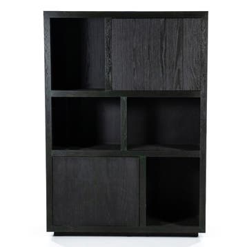*WOONWINKEL* Eleonora Helsinki Moderne Kast Van Zwart Eiken, Huis en Inrichting, Kasten | Wandmeubels, Verzenden, Nieuw