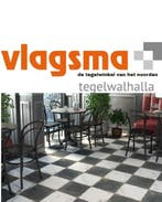 Rustieke landelijke zwart - wit vloertegel 30x30 plavuizen, 40 tot 60 cm, 40 tot 60 cm, Verzenden, Keramiek