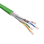 Cat.6A S/FTP Kabel Soepel AWG26 LSZH Groen 500m 100% koper, Ophalen of Verzenden, Nieuw