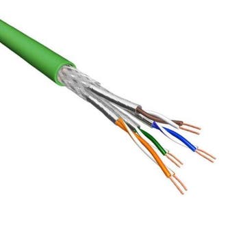 Cat.6A S/FTP Kabel Soepel AWG26 LSZH Groen 500m 100% koper, Ophalen of Verzenden, Nieuw