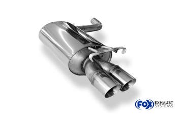 FOX Mercedes 190 W201 einddemper - 2x76 Type 25, Verzenden, Nieuw