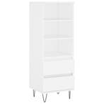 Hoge kast wit 110cm | Retourdeal 66% Korting, Huis en Inrichting, Kasten | Overige, Ophalen of Verzenden, Gebruikt
