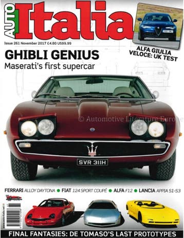 2017 AUTO ITALIA MAGAZINE 261 ENGELS, Nieuw, Author