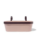HEMA Plantenbak balkon 39x13x21cm met haak roze 2+1 gratis, Verzenden