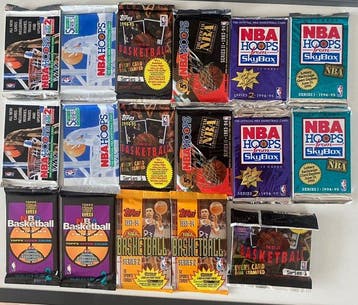 1992/93, 1993/94, 1994/95 NBA Hoops, Skybox, Topps NBA, Nieuw