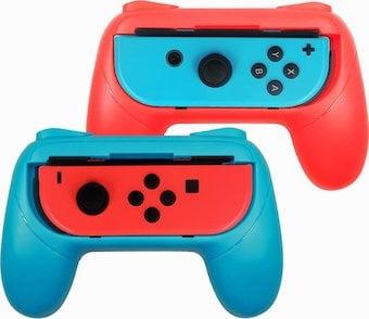 Controller Grip Houder Set geschikt voor Nintendo Switch..., Ophalen of Verzenden, Zo goed als nieuw