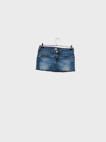 True Religion Minirokken Dames maat W28 Blauw Vintage, Ophalen of Verzenden, Nieuw