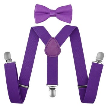 Fako Fashion - Kinder Bretels Met Vlinderstrik - 65cm -, Verzenden, Nieuw