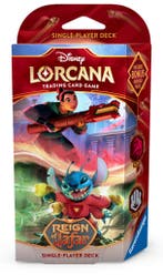 Disney Lorcana: Reign of Jafar Mulan & Stitch Starter Deck, Ophalen of Verzenden, Nieuw