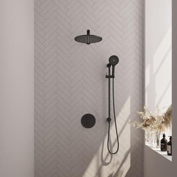 Brauer Black Carving Thermostatische Regendoucheset Inbouw -, Ophalen of Verzenden, Nieuw