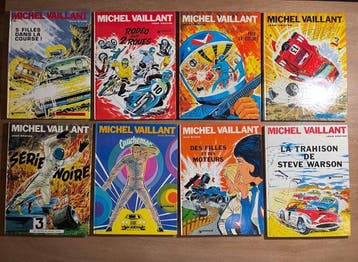 Michel Vaillant T6 + T19 à T25 - 8x C - EO/Ré - 8 Album -, Boeken, Stripboeken, Nieuw