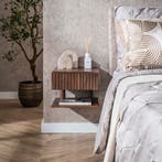 Nachtkastje Maud met 1 lade en open plank, Minder dan 45 cm, Verzenden, Nieuw, 55 tot 70 cm